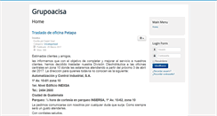 Desktop Screenshot of grupoacisa.com