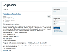 Tablet Screenshot of grupoacisa.com